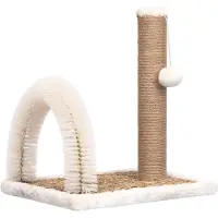 Syfax Katzenbaum mit Fellpflegebogen und Kratzsäule