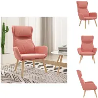 vidaXL Relaxsessel Rosa Samt - Sessel