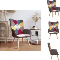 vidaXL Relaxsessel Patchwork Stoff - Sessel