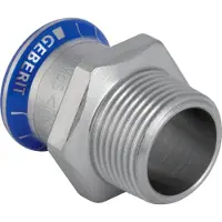 Geberit Mapress Edelstahl Übergang mit Außengewinde d 42xR11/2