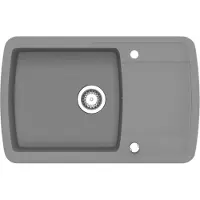 Syfax dkd-home-decor Granitspüle Einzelbecken Grau 780 x 500 x 310 mm