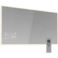 Blumfeldt Infrarotheizung 600W – Wandmontage, Smart Mirror mit LED-Anzeige, IP43, App-Steuerung, Überhitzungsschutz, für Bad & Feuchträume, 6-12 m², Infrarot Wandheizung