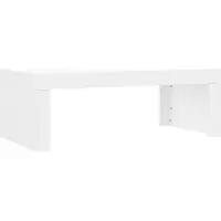 Syfax Couchtisch Weiß 102x50x36 cm Holzwerkstoff