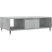 Syfax Couchtisch Betongrau 104x60x35 cm Holzwerkstoff