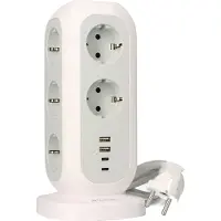 Verbatim 49547, Drinnen, Polycarbonat (PC), Weiß, 11 AC-Ausgänge, 230 V, 3600 W
