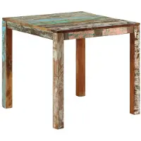 Syfax Esstisch 82x80x76 cm Altholz Massiv