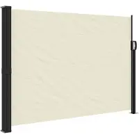 Syfax Seitenmarkise Ausziehbar Creme 140x300 cm