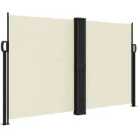 Syfax Seitenmarkise Ausziehbar Creme 140x600 cm
