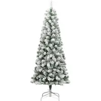 Syfax Künstlicher Weihnachtsbaum Klappbar Beschneit 240 cm