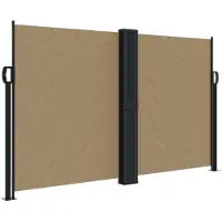 Syfax Seitenmarkise Ausziehbar Taupe 140x600 cm