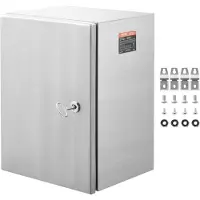 Vevor 40x30x25 cm Edelstahl-Elektrogehäuse IP66 Wandmontagebox