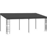 Syfax Wand-Pavillon 3x6 m Anthrazit Stoff