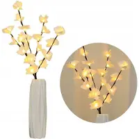ITImport LED Blumen Deko Baum des Glücks Weihnachtsbeleuchtung Weihnachtsbaumschmuck XXL