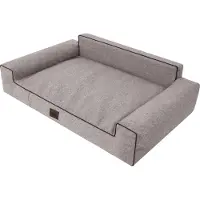 TexCorp Hundebett "Glamour" L 78×53 cm | Hundebett, Hundekissen, Bett, Kissen, Hundeliegen, Hundesofa | Doggy