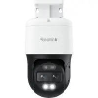 Reolink TrackMix PoE 4K 8MP PTZ PoE Überwachungskamera Außen, Dual-Objektiv, 6X Zoom, Farbnachtsicht, Personen-/Fahrzeug-/Tiererkennung, Auto-Tracking