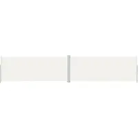 Syfax Seitenmarkise Ausziehbar Creme 200x1000 cm