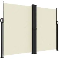 Syfax Seitenmarkise Ausziehbar Creme 180x1200 cm