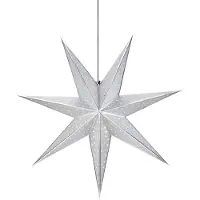 Markslöjd Hängestern Glitter silber, H 45 cm x T 16 cm x L 45 cm