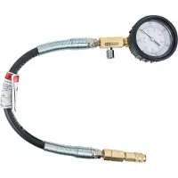Ks Tools Manometer mit Schlauch, 0-1000 psi, Ø 70 mm - 150.3661