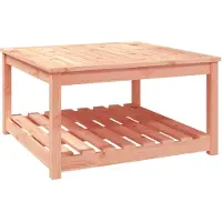 Syfax Gartentisch 82,5x82,5x45 cm Massivholz Douglasie