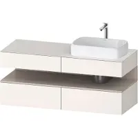 Duravit Waschtischunterschrank Qatego 140x55x60cm, T m/we m, Pl, B r, Nischenb