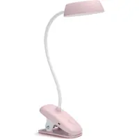 Philips Funktional Donutclip Schreibtischleuchte, Pink, Metall, Schlafzimmer, Wohnzimmer, Büro, Modern, IP20, III