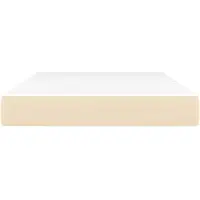 Syfax Taschenfederkernmatratze Mittel Creme 120x200x20 cm Stoff
