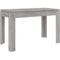 Syfax Esstisch Grau Sonoma 120x60x76 cm Holzwerkstoff