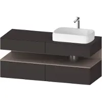 Duravit Waschtischunterschrank Qatego 140x55x60cm, ba m/Gr m, Pl, B r, B