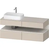 Duravit QA4765084830000 QTG KWTU WH Ek. 1400x550x600 Tp. Smt