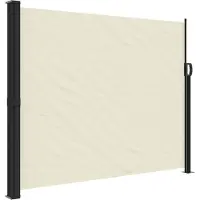 Syfax Seitenmarkise Ausziehbar Creme 160x600 cm