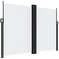 Syfax Seitenmarkise Ausziehbar Weiß 180x600 cm