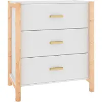 Syfax Sideboard Weiß 62x38x70 cm Holzwerkstoff