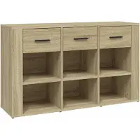 Syfax Sideboard Sonoma-Eiche 100x30x59,5 cm Holzwerkstoff