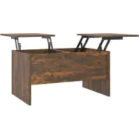 Syfax Couchtisch Räuchereiche 80x50x42,5 cm Holzwerkstoff