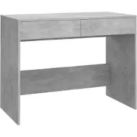 Syfax Schreibtisch Betongrau 101x50x76,5 cm Holzwerkstoff