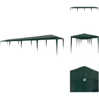 vidaXL Partyzelt 3x12 m PE Grün - Pavillons & Partyzelte