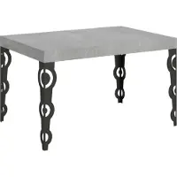 Itamoby Ausziehbarer Tisch 90 x 140/244 cm, Gestell Karamay Cement Anthrazit