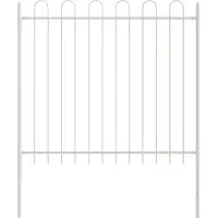 Syfax Gartenzaun BOXTEL 2 stk. 3,4 x 1 m Pulverbeschichteter Stahl