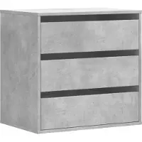 Syfax Kommode Betongrau 60x41x58 cm Holzwerkstoff
