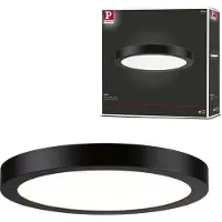 Paulmann Abia LED-Panel Ø 30cm 2.700K schwarz matt