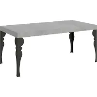 Itamoby Paxon Ausziehtisch 200/460x90 cm, Beine Beton anthrazit