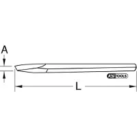 Ks Tools BRONZEplus Kreuzmeißel, 400 mm