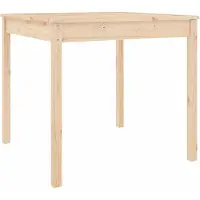 Syfax Gartentisch 82,5x82,5x76 cm Massivholz Kiefer