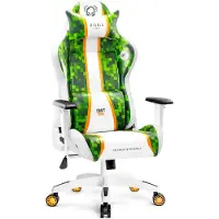 Diablo X-One 2.0 Gaming Stuhl Bürostuhl Schreibtischstuhl Verstellbare Armlehnen Ergonomisches Design Nacken/-Lendenkissen, Farbe: Craft, Größe: King