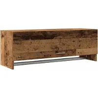 Syfax Kleiderschrank Altholz-Optik 100x32,5x35 cm Holzwerkstoff