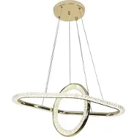 Toolight Hängelampe Led G034-Cp Gold