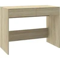 Syfax Schreibtisch Sonoma-Eiche 101x50x76,5 cm Holzwerkstoff