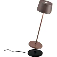Zafferano Olivia Pro LED-Akkuleuchte-Rost-mit LED (2200K/2700K/3000K)