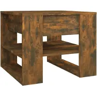 Syfax Couchtisch Räuchereiche 55,5x55x45 cm Holzwerkstoff